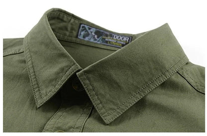Mens Cargo Shirt Short Sleeve