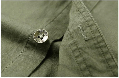 Mens Cargo Shirt Short Sleeve