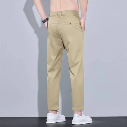 Ankle Straight Fit Pants For Men