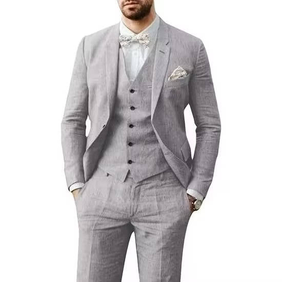 Men's Casual Linen Suits