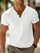 Men's V-Neck Henley T-Shirt