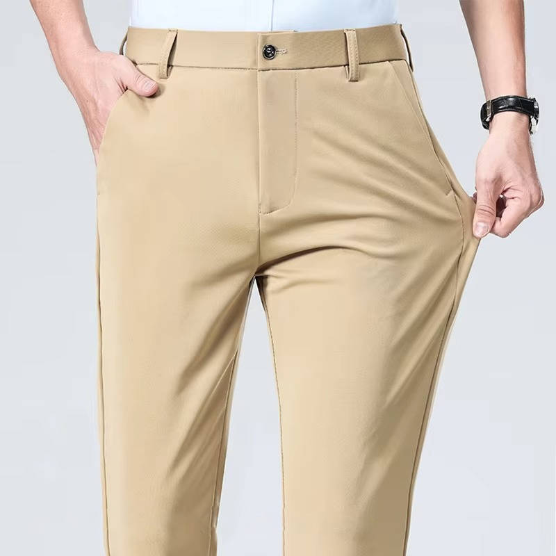 Herren Leichte Stretch Schlanke Passform Anzughose