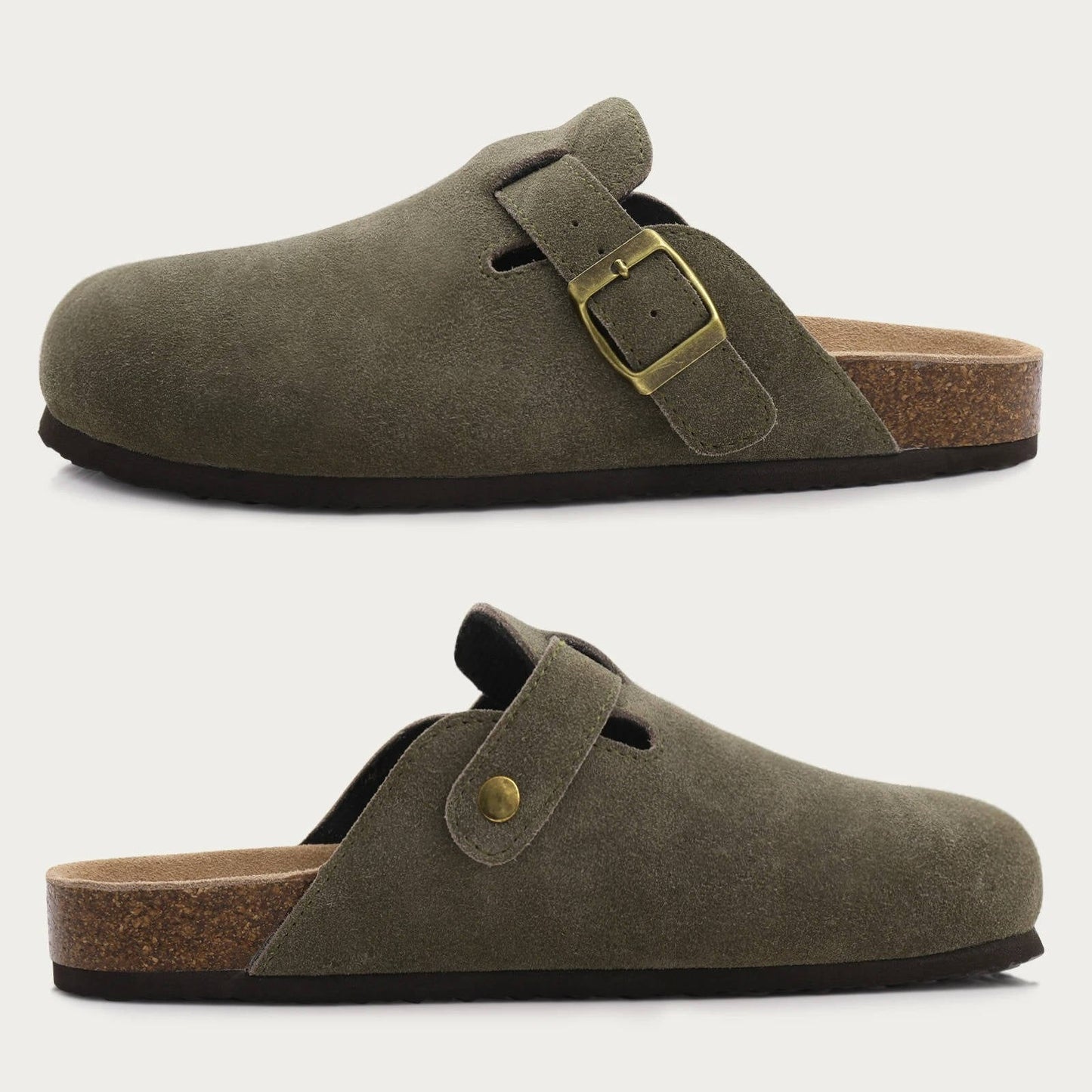 Zuecos tipo mule para mujer