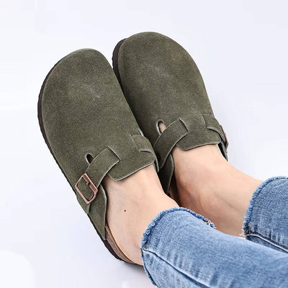 Zuecos tipo mule para mujer