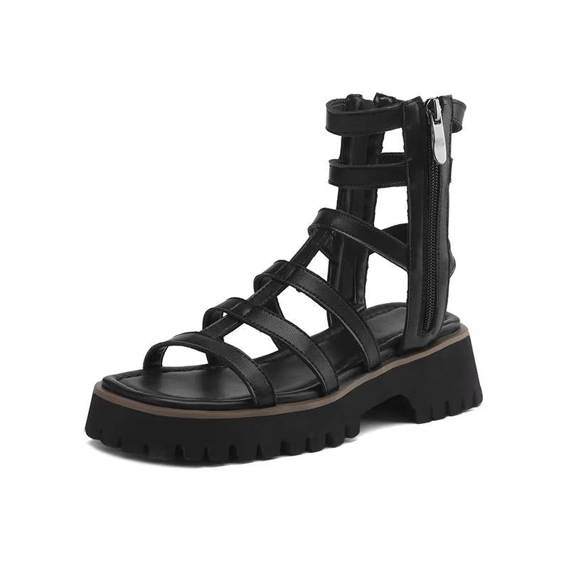 Ladies Leather Gladiator Sandals