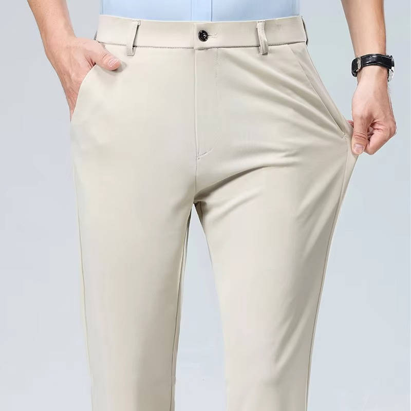 Herren Leichte Stretch Schlanke Passform Anzughose