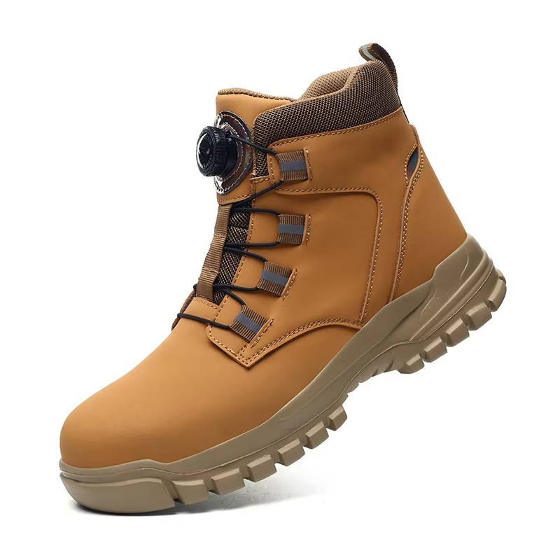 Steel Toe Work Boots Waterproof Slip Resistant