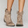 Women's Ankle Leather Cowboy Boots