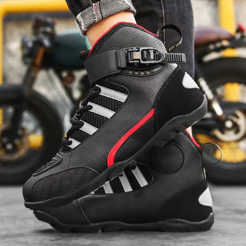 Men's Motorcycle Sneaker Boots