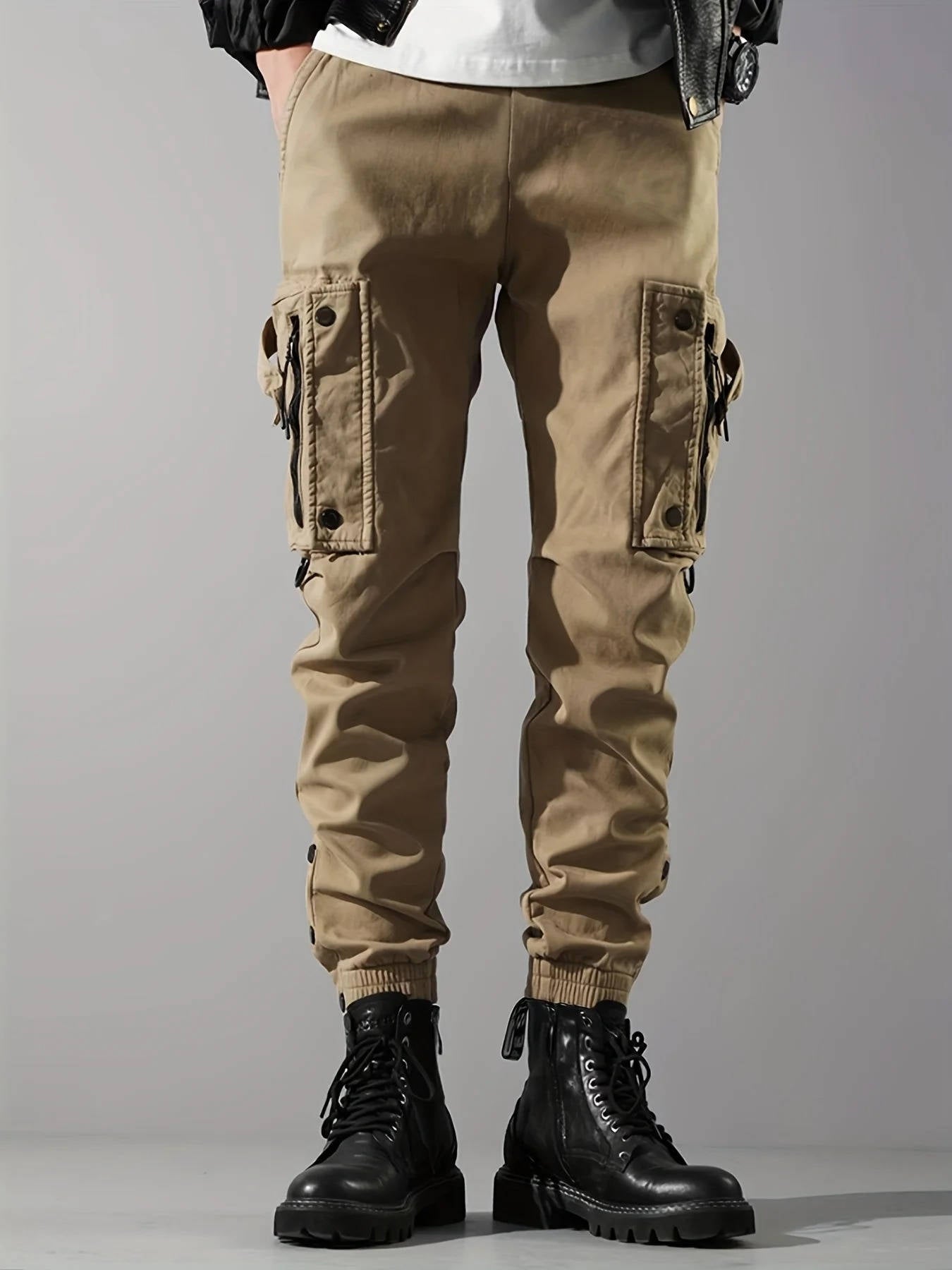 Functional Tactical Jogger Pants For Outdoor And Streetwear
