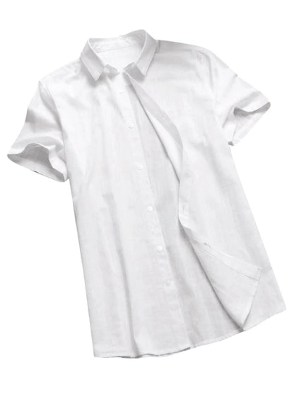 Men's Summer Linen Shirt - Light And Breathable