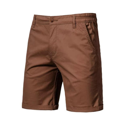 Mens Cotton Chino Shorts With Pockets