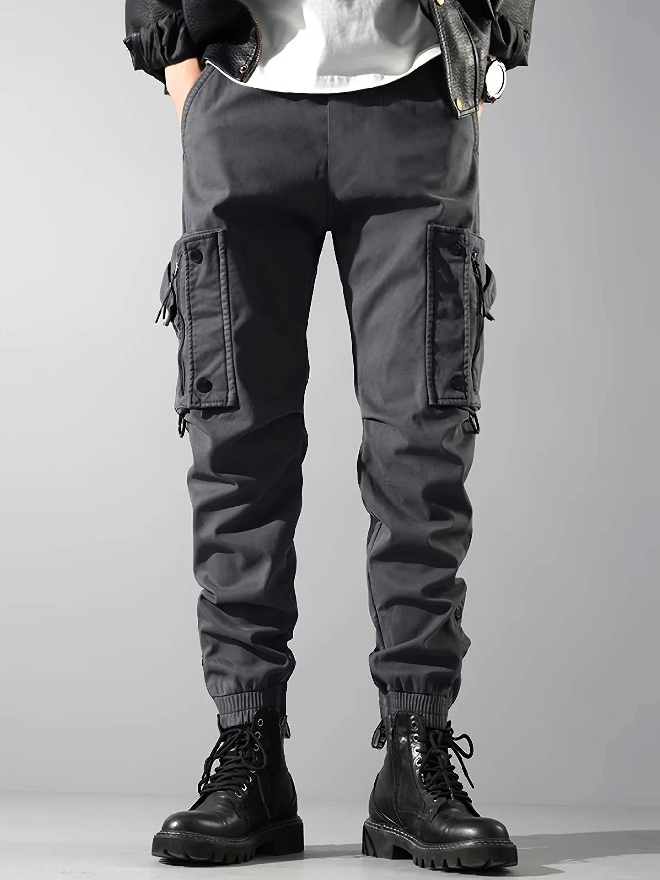 Functional Tactical Jogger Pants For Outdoor And Streetwear