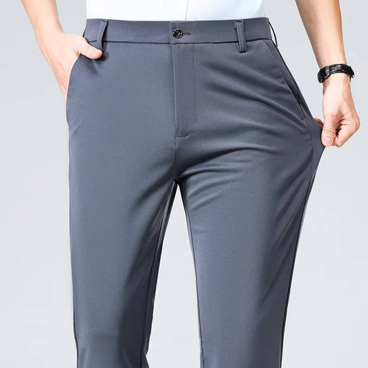 Men's Lightweight Stretch Slim Fit Dress Pants