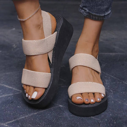 Women's Double Strap Sandals Platform