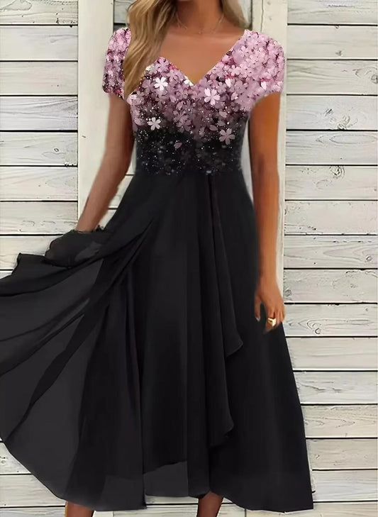 Chiffon Cocktail Dresses For Wedding Guest