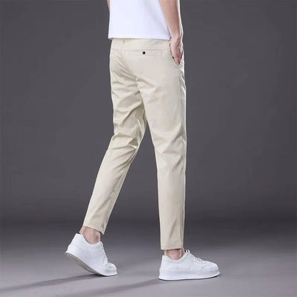 Ankle Straight Fit Pants For Men