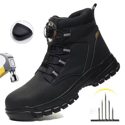 Steel Toe Work Boots Waterproof Slip Resistant
