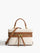 Dual-Tone Zippered Crossbody Bag