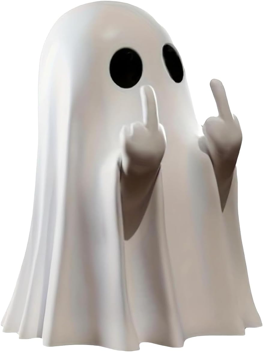 Ghoulie - Playful Resin Ghost Statue