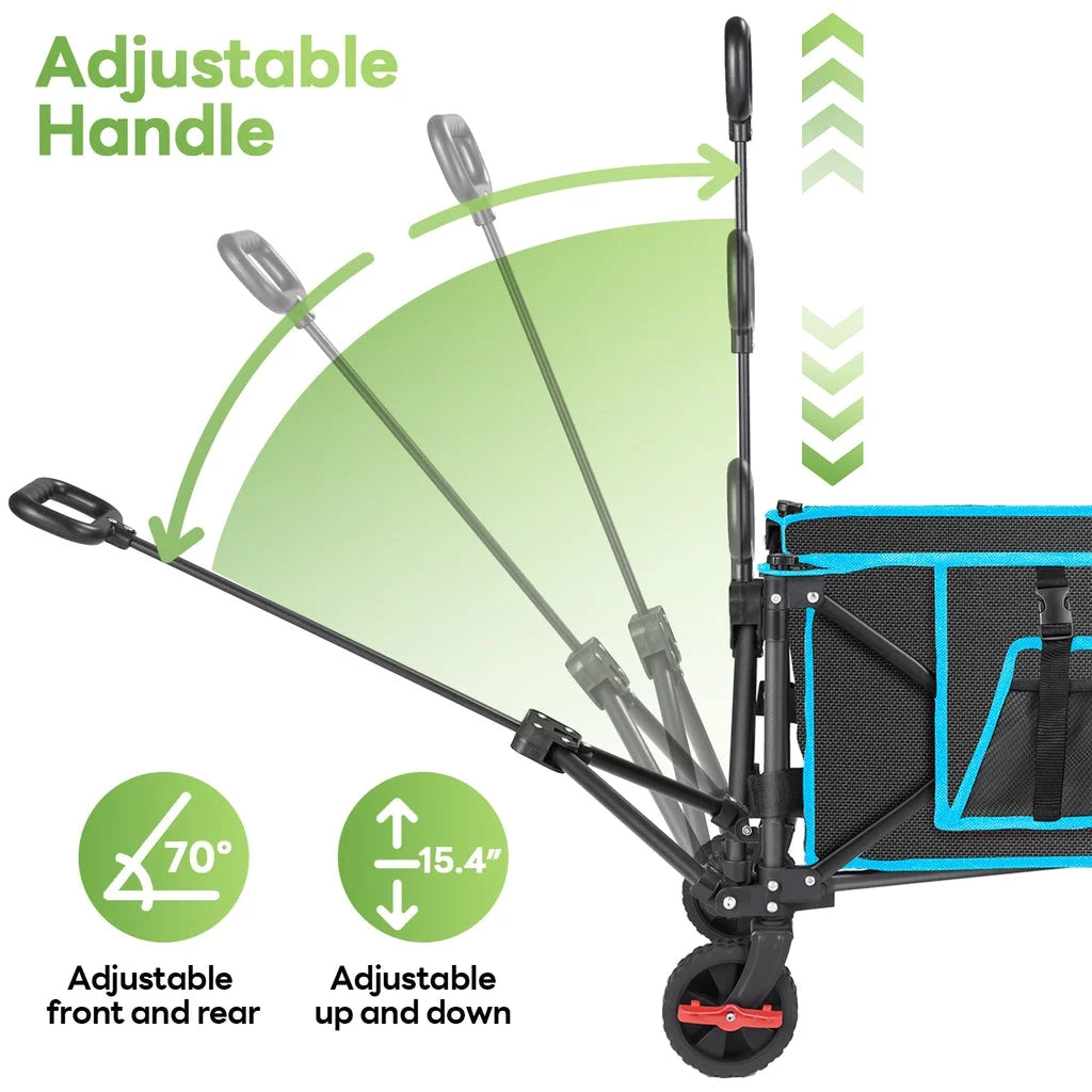 Heavy Duty Portable Foldable Wagon Cart