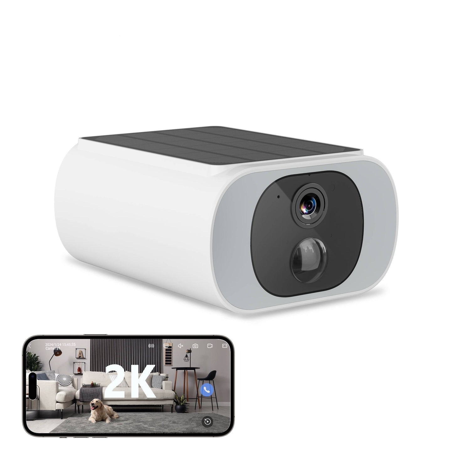 Outdoor Solar Security Cameras – Wireless Design with Motion Sensor & Night Vision