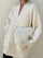 Elegant V-Neck Pockets Cardigan