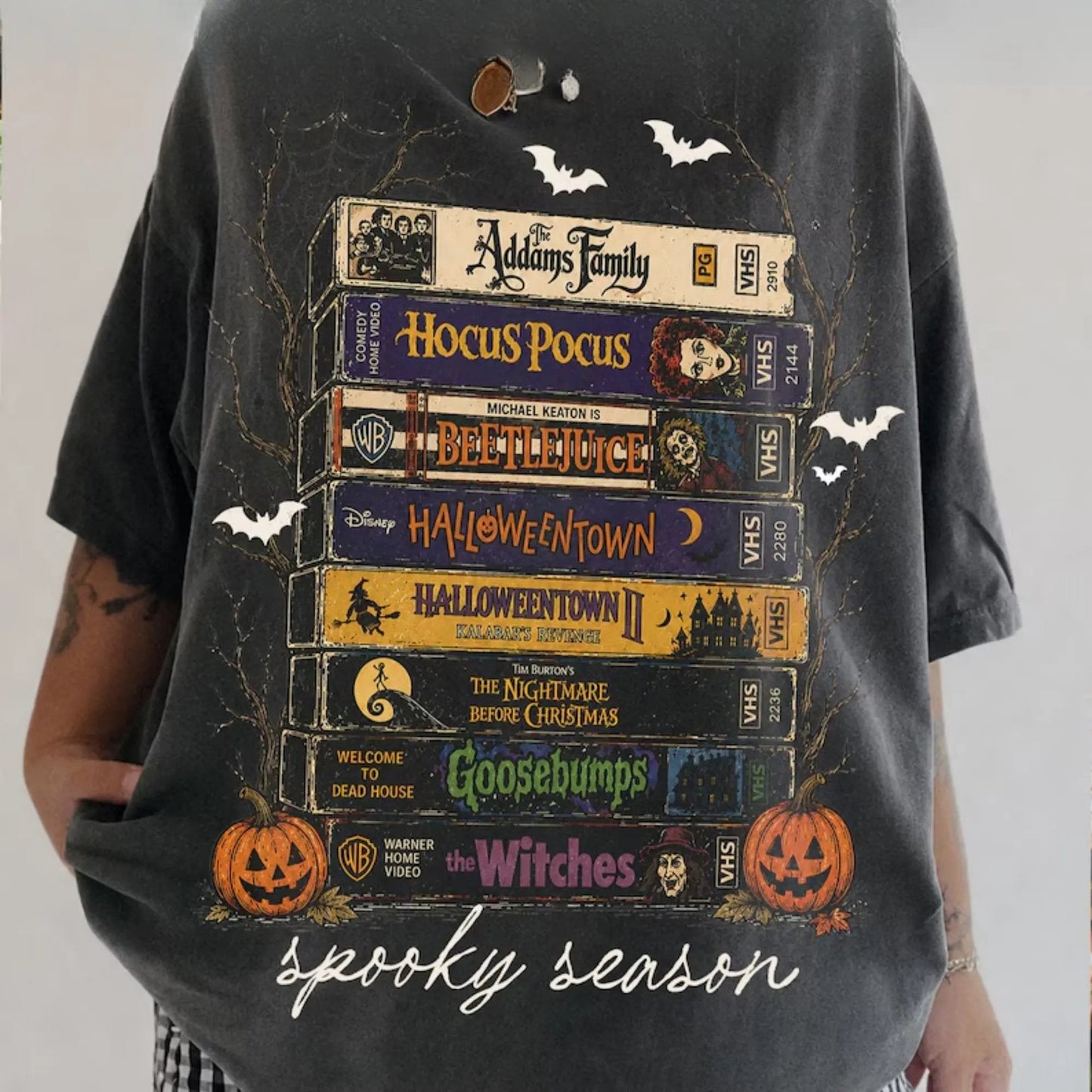 HorrorVerse – Vintage Spooky Season Graphic Tee