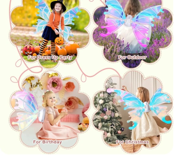LED Butterfly Fairy Wings – Ventayo