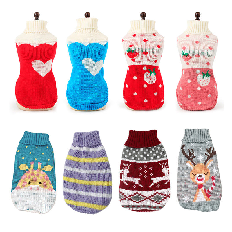 Petit pull pour chien en laine