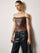 Faux Leather Skinny Cami Top