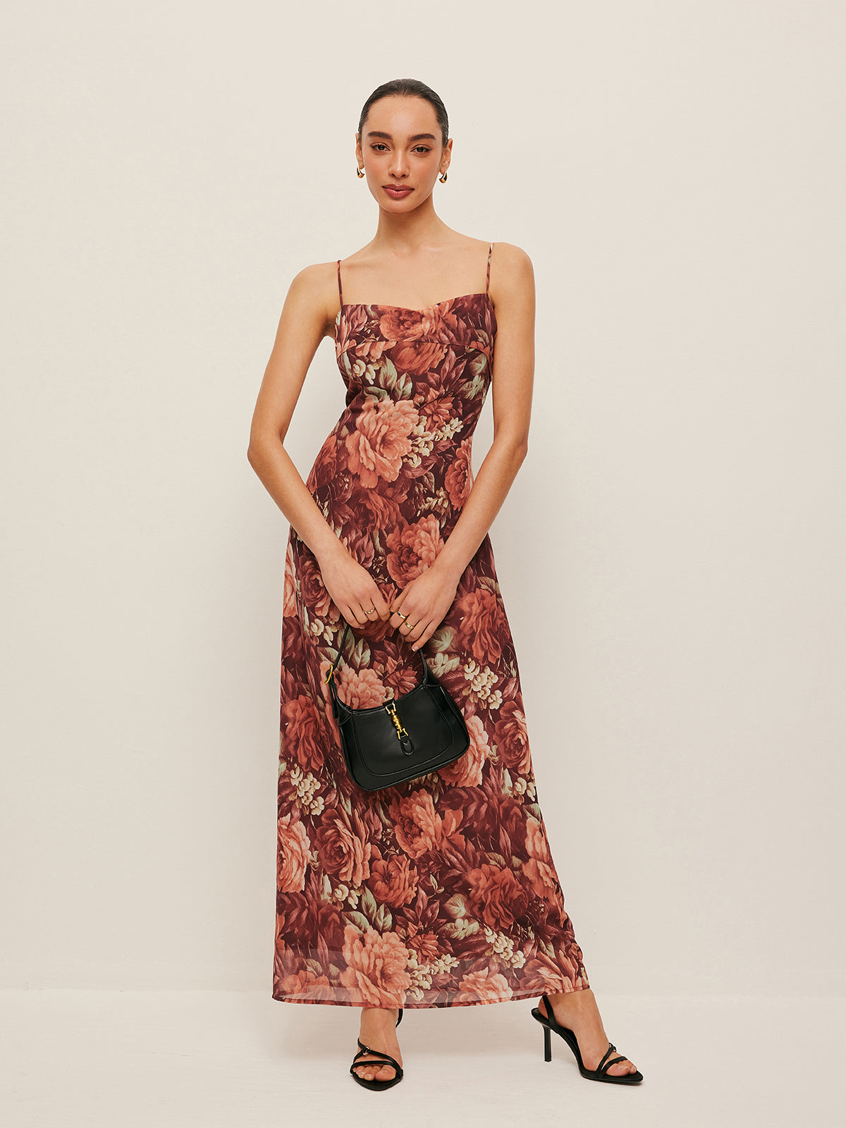 Floral Chiffon Cami Dress