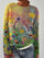 Flower Oil Painting Art Cozy Sweater