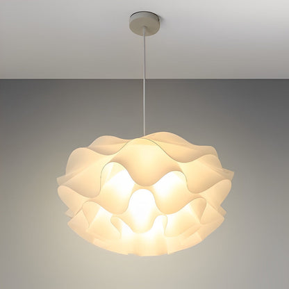 Flower Shaped Three-step Dimming LED White Chandelier Pendant Light
