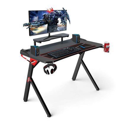 Gaming Desk - Gaming Computer Desk - Stainless Steel Computer Gaming Desk - Gamer Desk - Black Gaming Desk - Brand New Gaming Desk - Desk For Gaming