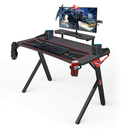 Gaming Desk - Gaming Computer Desk - Stainless Steel Computer Gaming Desk - Gamer Desk - Black Gaming Desk - Brand New Gaming Desk - Desk For Gaming