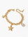 Gold Chain Seashell Charm Bracelet
