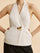 Halter Wrap Blazer Top With Pockets