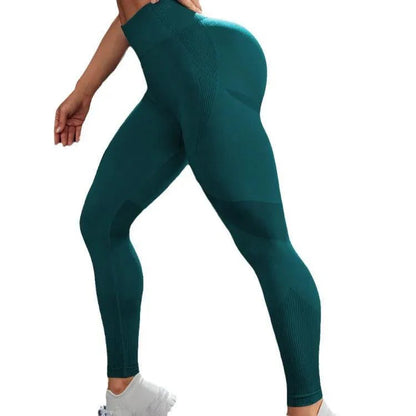 High Waist Athletic Exercise Fitness Leggings Sports Gym Seamless Yoga Pants