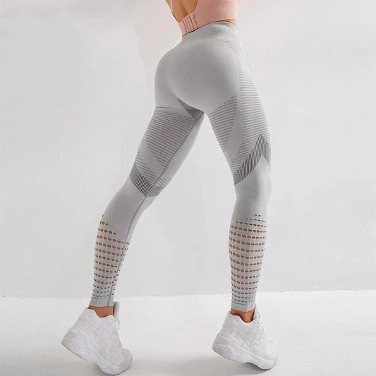 High Waist Seamless Leggings Sportswear Breathable Feamle Workout Yoga Pants