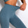 Pantalon de yoga fitness sans couture taille haute avec contrôle du ventre