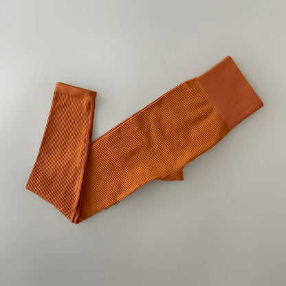 High-Waisted Seamless Fitness Yoga Pants With Tummy Control