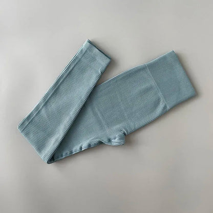 High-Waisted Seamless Fitness Yoga Pants With Tummy Control