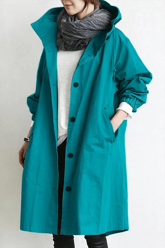 Hooded Trench Coat