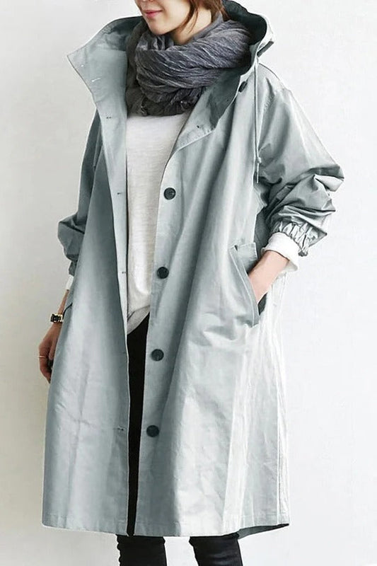 Hooded Trench Coat
