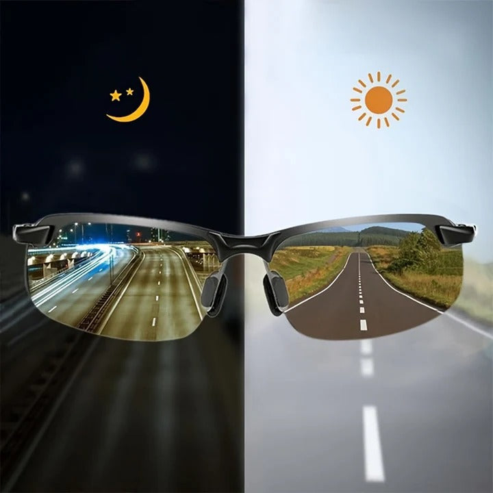 Lunettes de soleil polarisées photochromiques