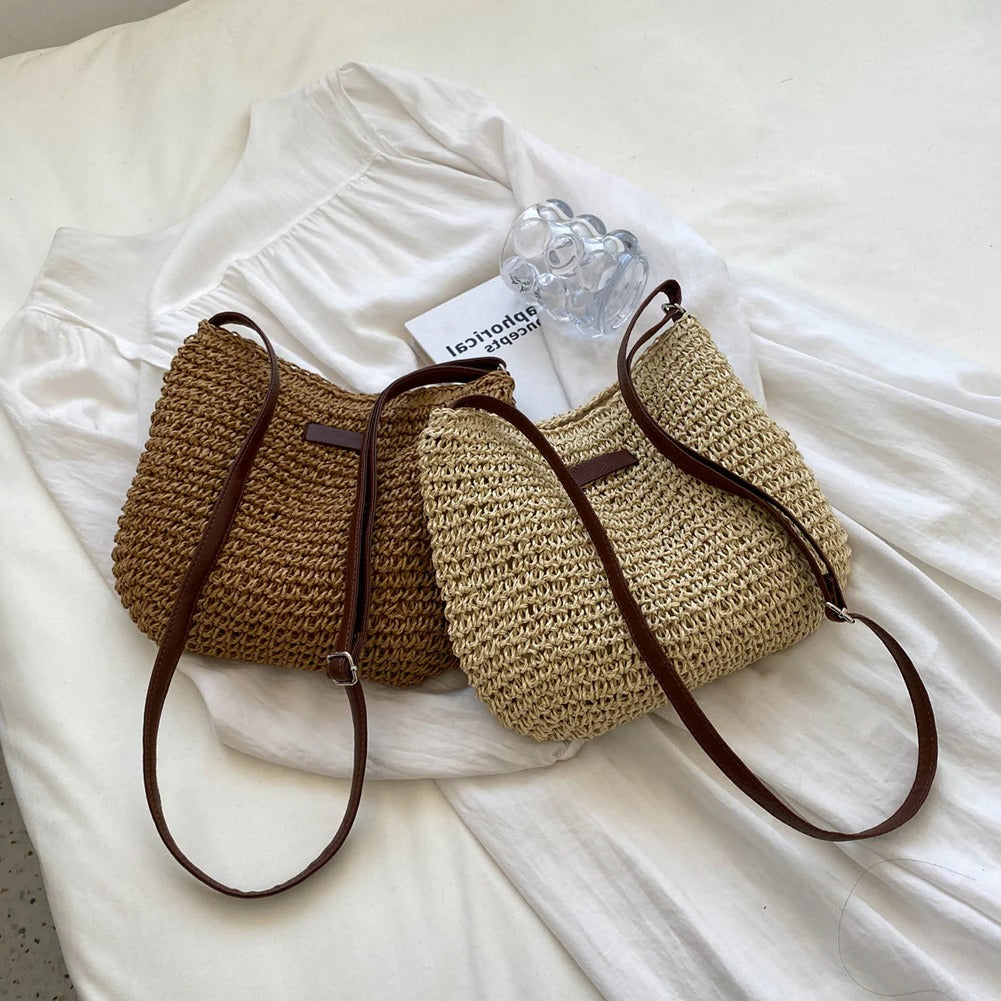 Open-Weave Shoulder Bag