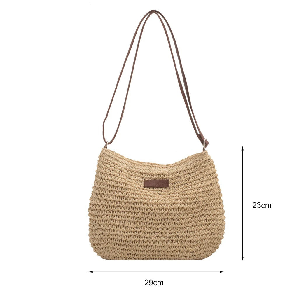 Open-Weave Shoulder Bag