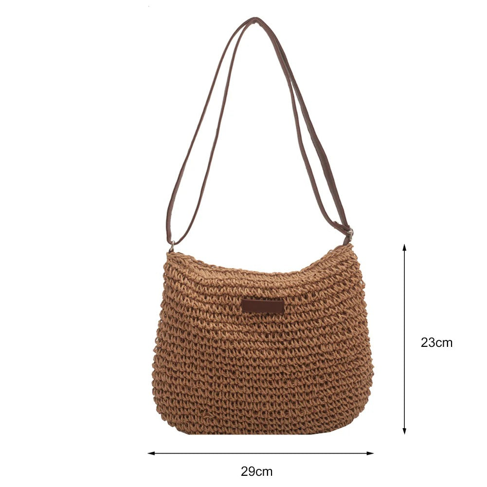 Open-Weave Shoulder Bag