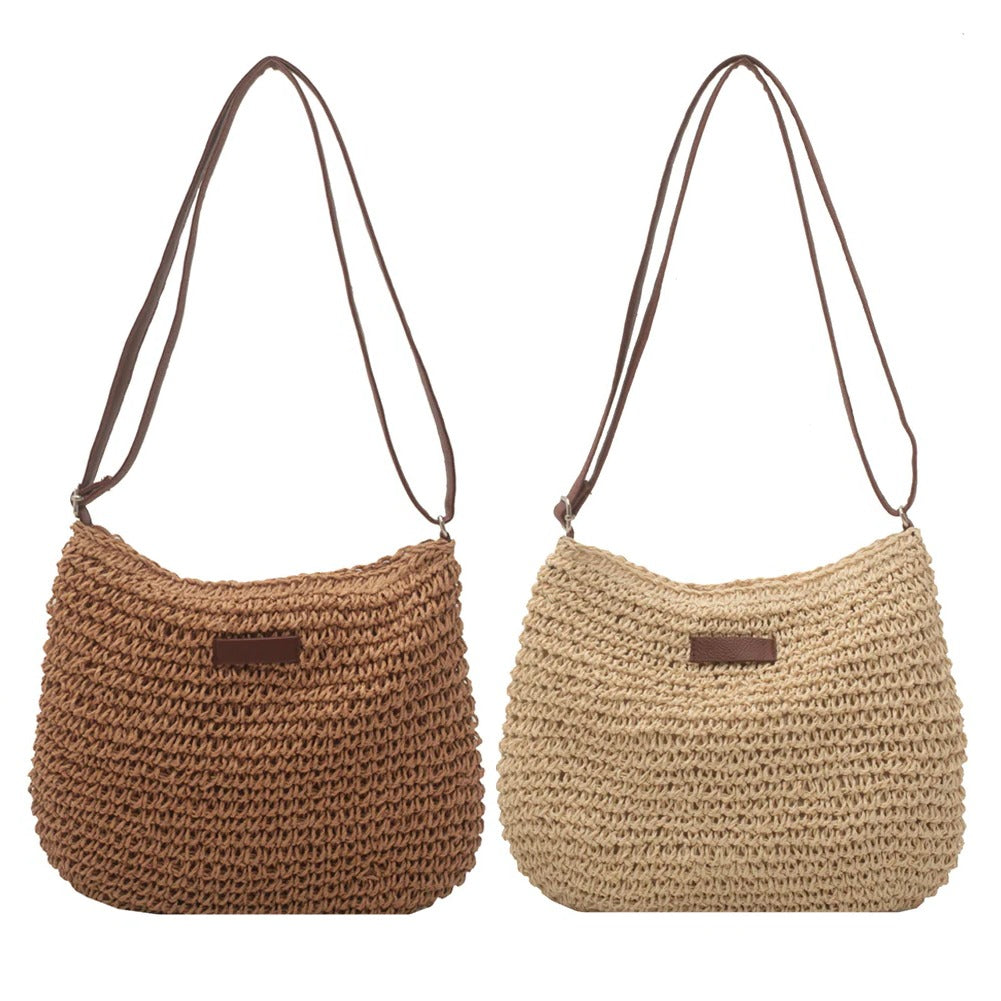 Open-Weave Shoulder Bag